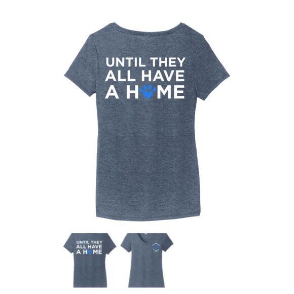 Potcake Place K9 Rescue - Women's V-Neck T-shirt (NEW) (M) - Picture 6 of 6